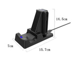適用於 Nintendo Switch 2 Joy-Con 與 Pro 手把 3合1 充電座收納架，帶 LED 指示燈，型號 SW-3ZC028