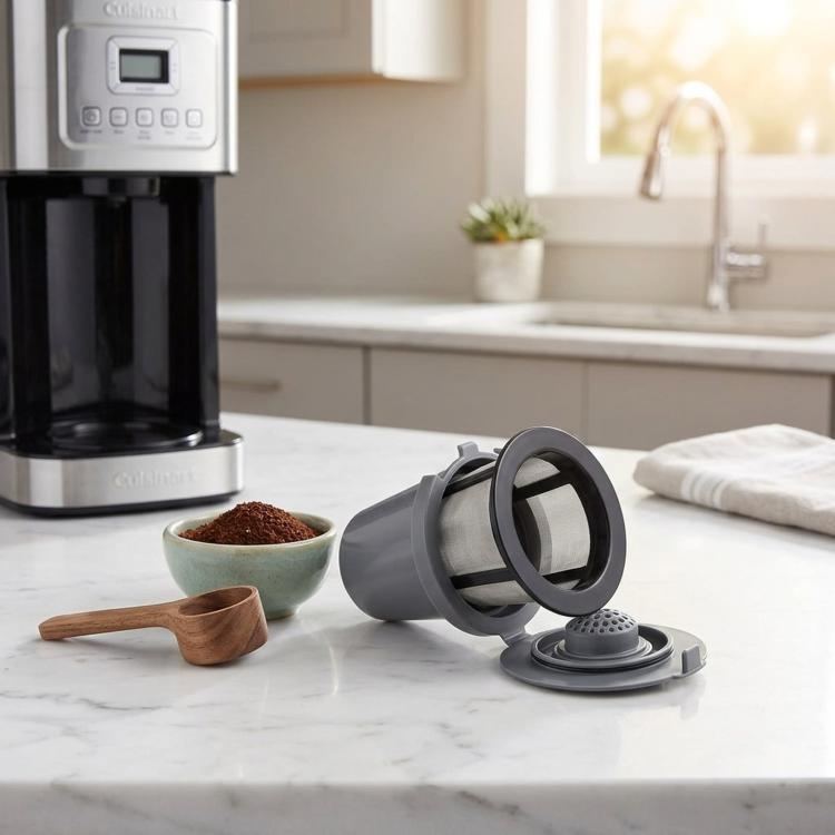 適用於 Cuisinart SS-RFC HomeBarista 可重複使用咖啡濾杯