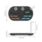 適用於 Nintendo Switch 2 JYS NS2322 帶 RGB 燈光充電底座冷卻充電收納一體底座