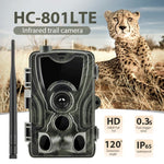 20MP 4G 訊息戶外防雨防霧紅外線追蹤狩獵相機，HC-801LTE