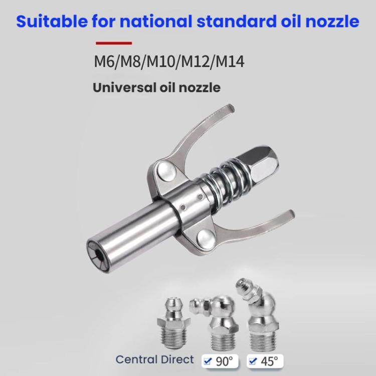 Car Electric/Pneumatic Pliers High-pressure Grease Nozzles, Double-handle Nozzle