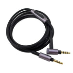 3.5mm耳機音頻線，適用於Sony WH-1000XM3 / WH-1000XM2 / WH-1000XM4 / WH-H900N / WH-H800，1.5米線控，1.5米直線