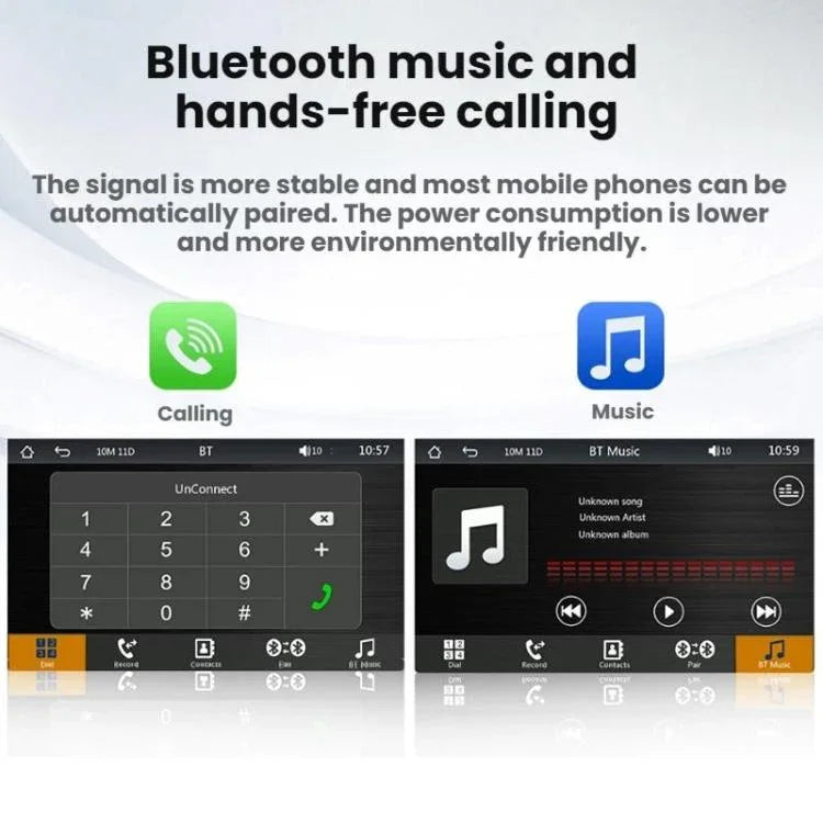 7-inch HD  Touch Screen + HD 8-light Reversing Image Wireless Carplay Car MP5 Player, X5300 With 8-light Camera