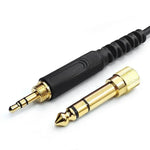 1.2米耳機彈簧音頻線，適用於Pioneer HDJ-CUE1 / HDJ-X7 / HDJ-S7 / HDJ-X5 / HDJ-S7，彎頭插頭，直頭插頭
