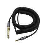 耳機彈簧音頻線，適用於Sony WH-1000XM3 / WH-1000XM2 / WH-1000XM4 / WH-H900N / WH-H800，1.5米彈簧線