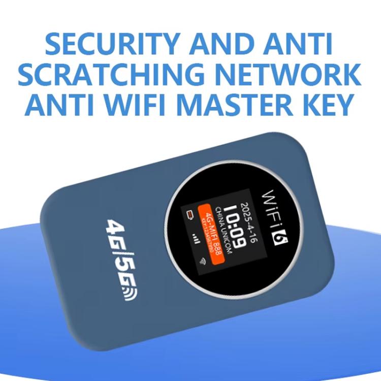 4G/5G便攜WiFi熱點 300Mbps移動路由器 帶時間顯示，3000mAh內置電池，亞洲版，亞歐版