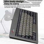 Little Kangaroo DS-3000 88鍵有線鍵盤，帶磁環，筆記型電腦工業辦公鍵盤，PS2，USB