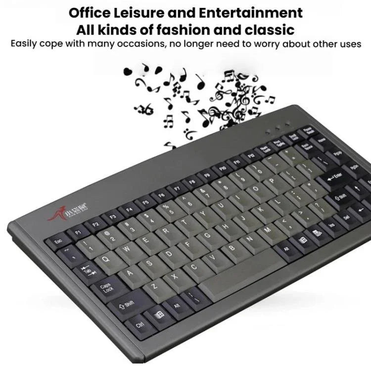 Little Kangaroo DS-3000 88鍵有線鍵盤，帶磁環，筆記型電腦工業辦公鍵盤，PS2，USB