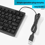 Little Kangaroo DS-8500 筆記型電腦有線鍵盤，帶觸控板，PS2帶耳，USB帶耳，PS2不帶耳，USB不帶耳