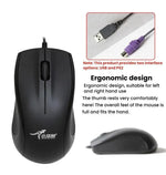 Little Kangaroo DS-9821 DS-911 筆記型電腦工業有線鍵盤與滑鼠套裝，USB，PS2