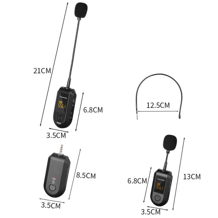 無線 2.4G 麥克風放大器便攜式麥克風，1 入 1 領夾，1 入 1 頭戴，1 入 2 領夾，1 入 2 頭戴