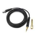 6.35mm插頭耳機線，適用於AKG Q701 Q702 K712 K240，1.5-4.5米彈簧線，3米直線