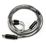 1.2米Type-C轉MMCX接口耳機插頭線，適用於Shure SE215 / SE315 / SE425 / SE535 / SE846，線控，標準款