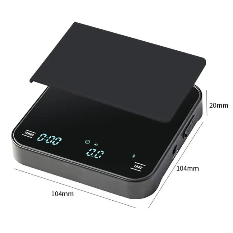 CAFE RHYME 311智能電子秤，適用手沖咖啡迷你多功能計時廚房秤
