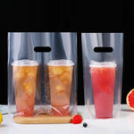 奶茶咖啡一次性外帶袋，一包100個，90mm 單杯 700ml，98mm 單杯 700ml，90mm 雙杯 700ml，98mm 雙杯 700ml，120mm 霸王杯 1000ml
