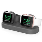適用於 Apple Watch / 耳機 AhaStyle DD97 2合1桌面充電矽膠底座