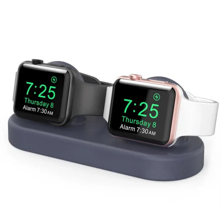 適用於 Apple Watch / 耳機 AhaStyle DD97 2合1桌面充電矽膠底座