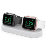 適用於 Apple Watch / 耳機 AhaStyle DD97 2合1桌面充電矽膠底座