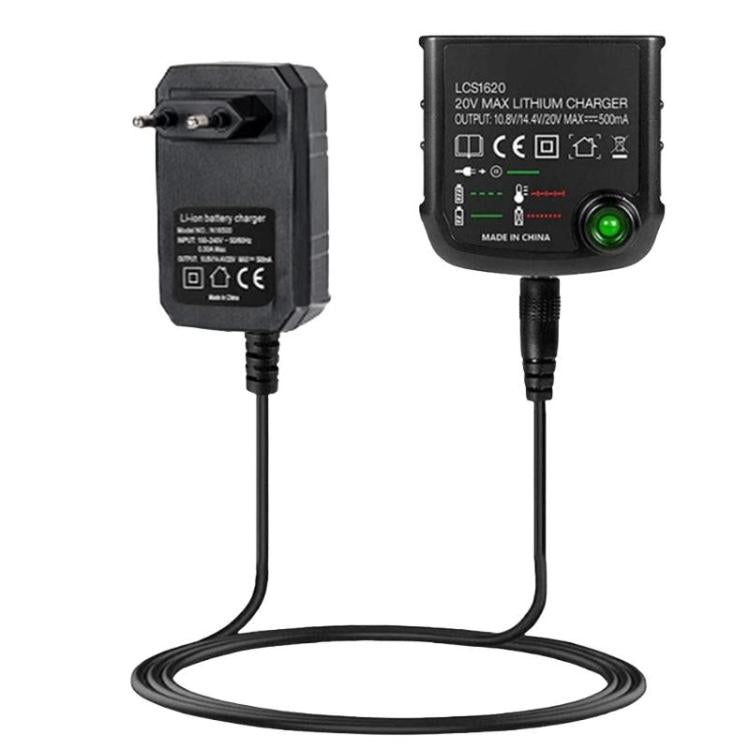 適用 Black&Decker 12-18V LCS1620 鋰電池充電器，美規插頭，歐規插頭，英規插頭