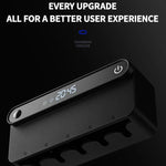 智能紫外線牙刷消毒烘乾機，具人體感應、時間顯示、USB-C 快速充電，免鑽孔壁掛架