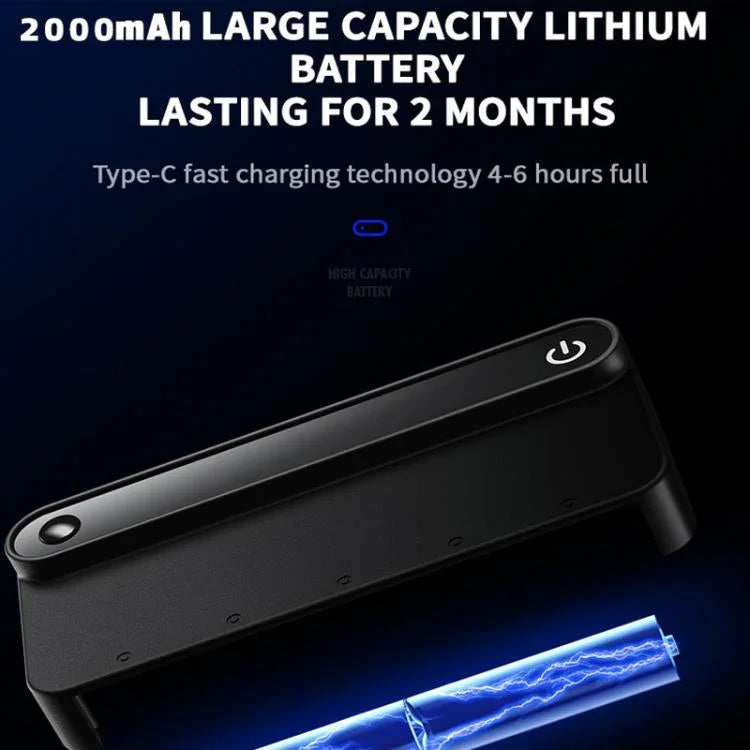 智能紫外線牙刷消毒烘乾機，具人體感應、時間顯示、USB-C 快速充電，免鑽孔壁掛架