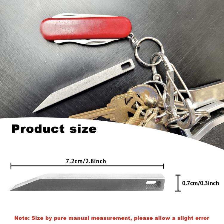 Portable Multi-Function Crowbar Self-Defense Bottle Opener Keychain