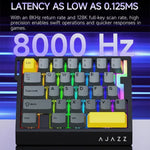 Ajazz AK029 磁吸米軸HIFI版RGB背光有線單手遊戲鍵盤