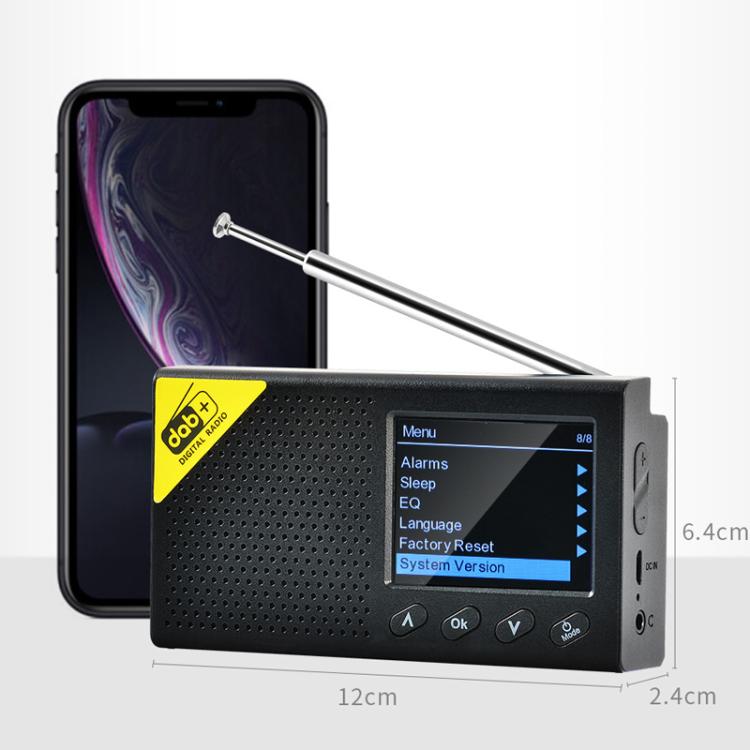 便攜式數位車用收音機 DAB 數位收音機，DAB-PC1