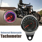 Motorcycle LED Backlit Engine Speedometer, 7566