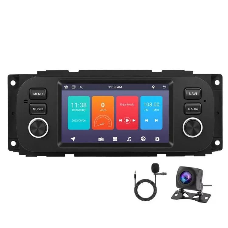 5 吋橫向 Android 車用播放器 車用中控一體機，標準版，標準版+12 燈攝影機+麥克風