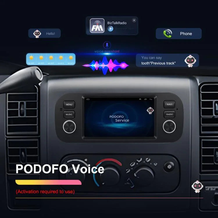 5 吋橫向 Android 車用播放器 車用中控一體機，標準版，標準版+12 燈攝影機+麥克風