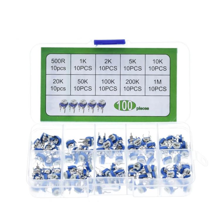 100 個/套可調電阻盒套件，100 個/套