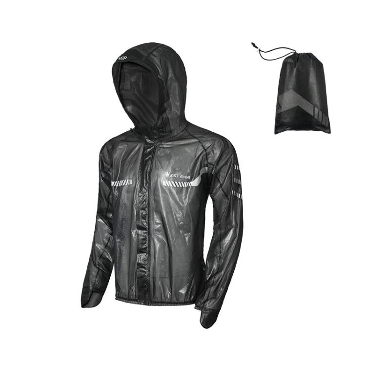 WEST BIKING反光戶外防水輕量騎行雨衣，S，M，L，XL，XXL，XXXL，XXXXL