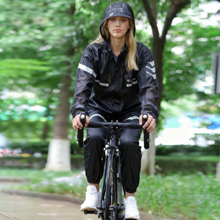 WEST BIKING反光戶外防水輕量騎行雨衣，S，M，L，XL，XXL，XXXL，XXXXL