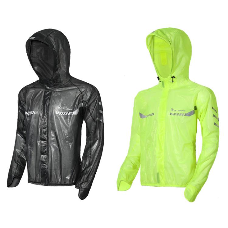 WEST BIKING反光戶外防水輕量騎行雨衣，S，M，L，XL，XXL，XXXL，XXXXL