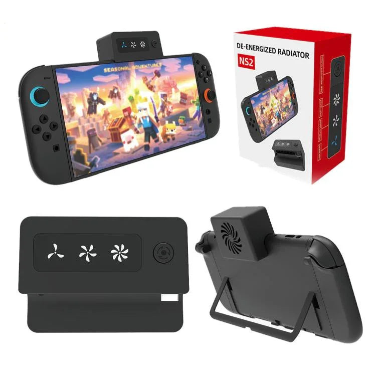 Nintendo Switch 2 主機三速渦輪冷卻風扇 可調排氣冷卻器