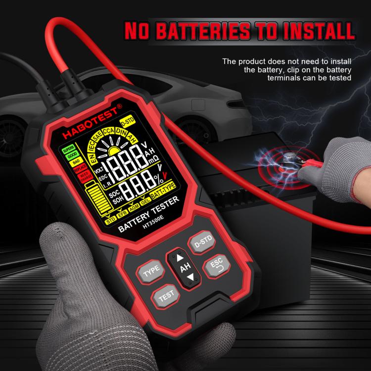 HABOTEST 12/24V 車用電池壽命測試器