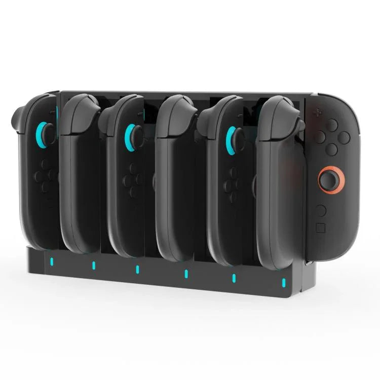 ipega 6合1 充電站，適用於 Nintendo Switch 2 Joy-Con 控制器充電座，型號 PG-SW2189
