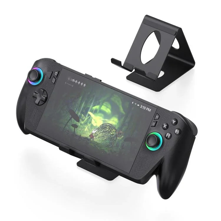 JYS 通用金屬桌面支架，適用於掌上主機，兼容 ROG Xbox Ally/X、Switch、Steam Deck 及 Lenovo Legion Go，白色桌面支架，黑色桌面支架