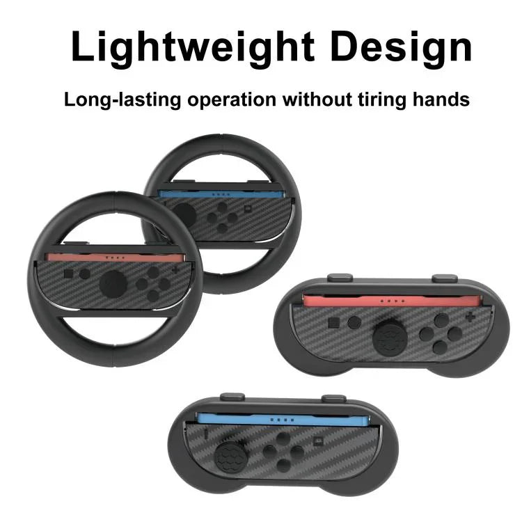 PGTECH 10合1 配件組，適用於 Nintendo Switch 2 方向盤、握把、拇指帽