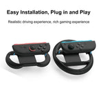 PGTECH 10合1 配件組，適用於 Nintendo Switch 2 方向盤、握把、拇指帽