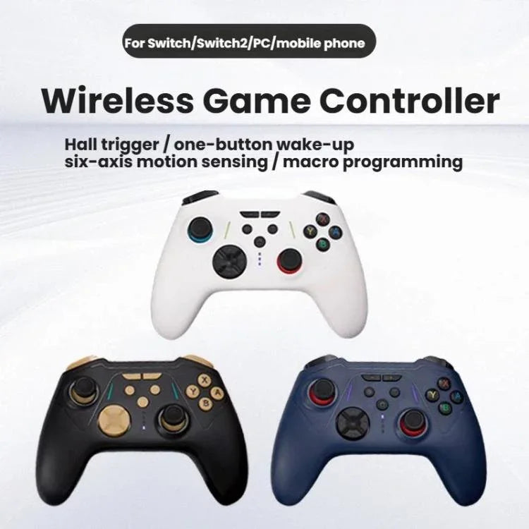 S201 Bluetooth Gaming Controller - Hall Effect Triggers, Dual Back Buttons For Macros, Compatible With Switch 2/Switch/PC/Steam/Mobile