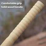 帶網袋蛤蜊耙海邊沙灘耙木柄小鐵耙工具，短款，長款