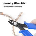 DIY珠寶製作工具 高碳鋼頭與防滑PVC手柄，定位鉗，鉤鉗，剪鉗