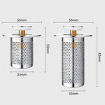 A1鋼籃大孔銅芯排水器 彈跳式洗臉盆通用塞芯 33-55mm孔距 短8cm 長8cm