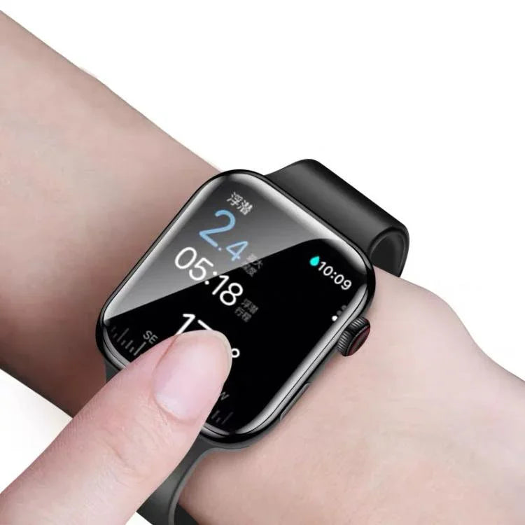 強化玻璃螢幕保護貼升級自動對準安裝套件，適用於 Apple Watch Series 10/11 46mm，適用於 Apple Watch Series 10/11 42mm，適用於 Apple Watch Series 7/8/9 45mm，適用於 Apple Watch Series 7/8/9 41mm，適用於 Apple Watch Series 6/5/4/SE 44mm