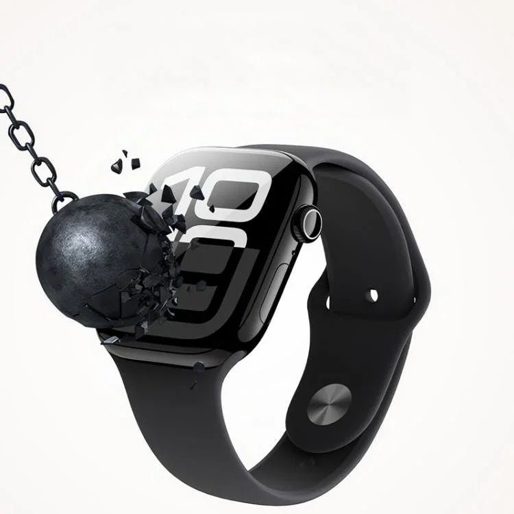 強化玻璃螢幕保護貼升級自動對準安裝套件，適用於 Apple Watch Series 10/11 46mm，適用於 Apple Watch Series 10/11 42mm，適用於 Apple Watch Series 7/8/9 45mm，適用於 Apple Watch Series 7/8/9 41mm，適用於 Apple Watch Series 6/5/4/SE 44mm