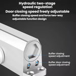 Fire Door Automatic Closer Fire Door Hydraulic Buffer Device Household Sliding Door Closer, Small Non-Positioning, Small 90-Degree Positioning, Large Non-Positioning, Large 90-Degree Positioning, Extra-Large Non-Positioning