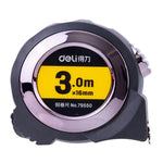 自鎖鋼捲尺TPR覆蓋測量尺，得力79550 3m x 16mm，得力79551 5m x 19mm，得力79552 7.5m x 25mm，得力79553 10m x 25mm