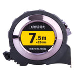 自鎖鋼捲尺TPR覆蓋測量尺，得力79550 3m x 16mm，得力79551 5m x 19mm，得力79552 7.5m x 25mm，得力79553 10m x 25mm